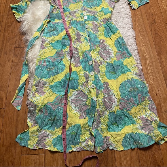 FAITHFULL THE BRAND Rafa Midi Dress in Lera Floral - Picture 9 of 14